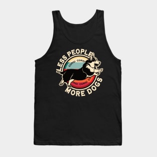 Corgi Less People More Dogs Tank Top